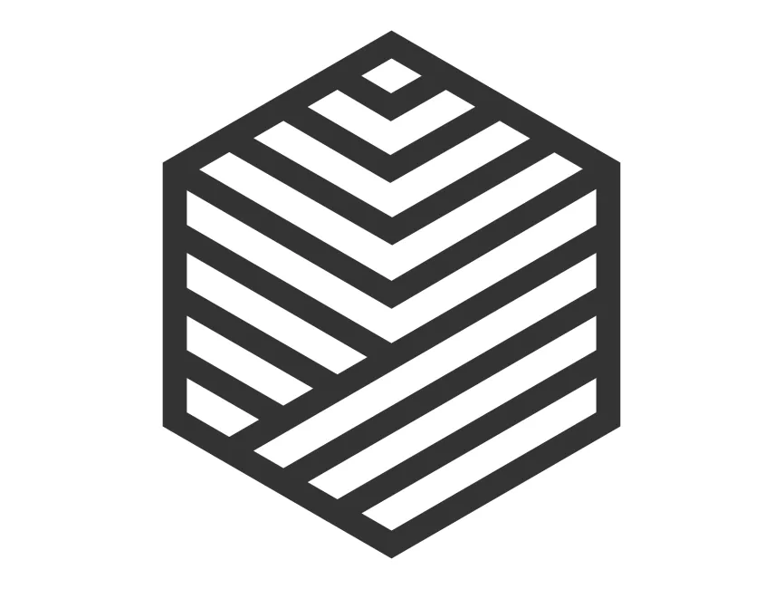 Home 2 geometric hexagon linear shape3577.logowik.com